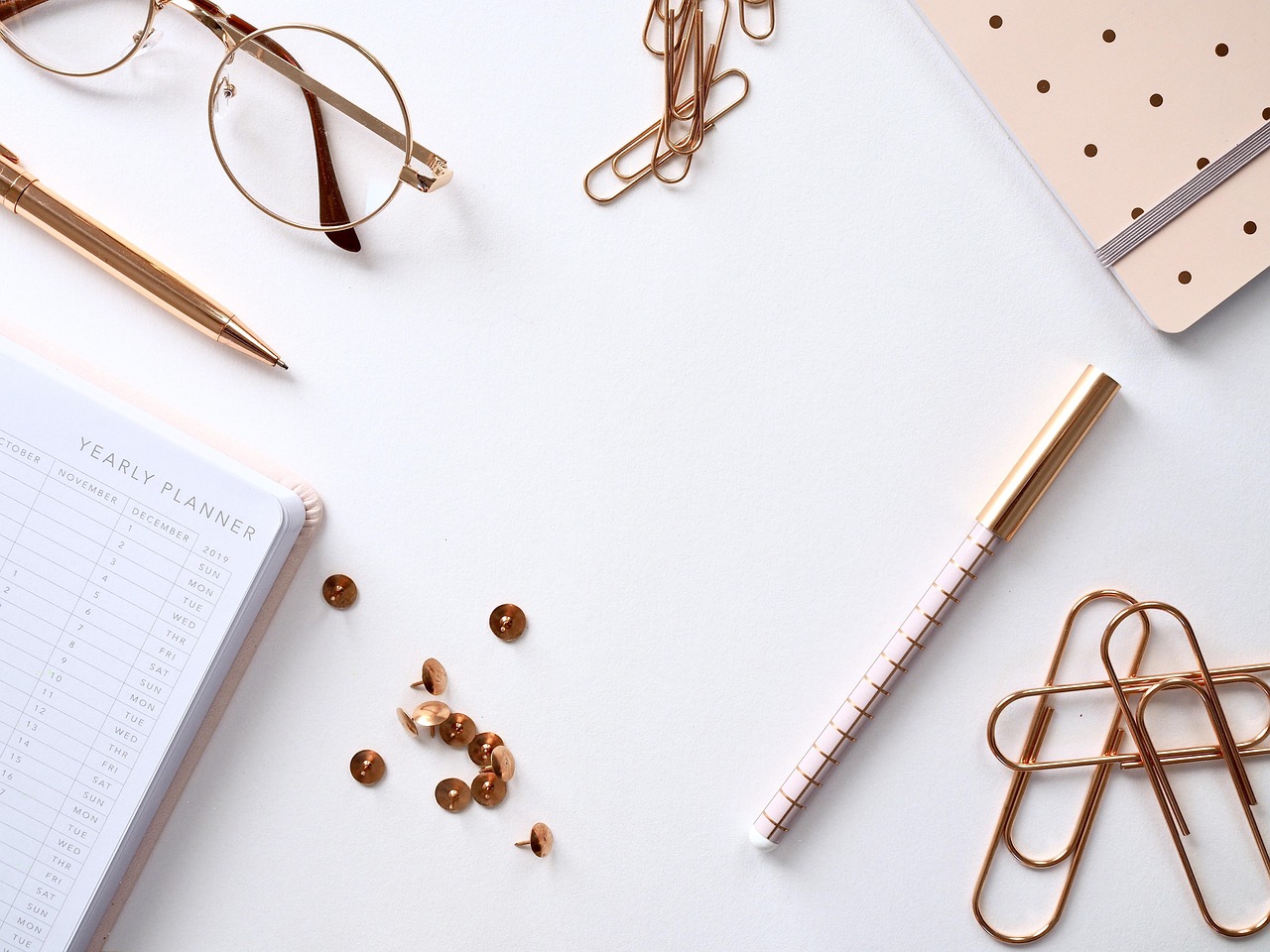Notes and checklist on a desk